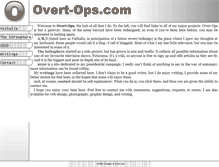 Tablet Screenshot of overt-ops.com